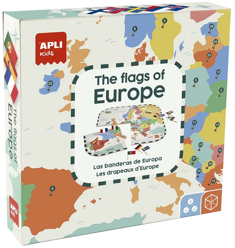 APLI Kids Dėlionė - Europos vėliavos