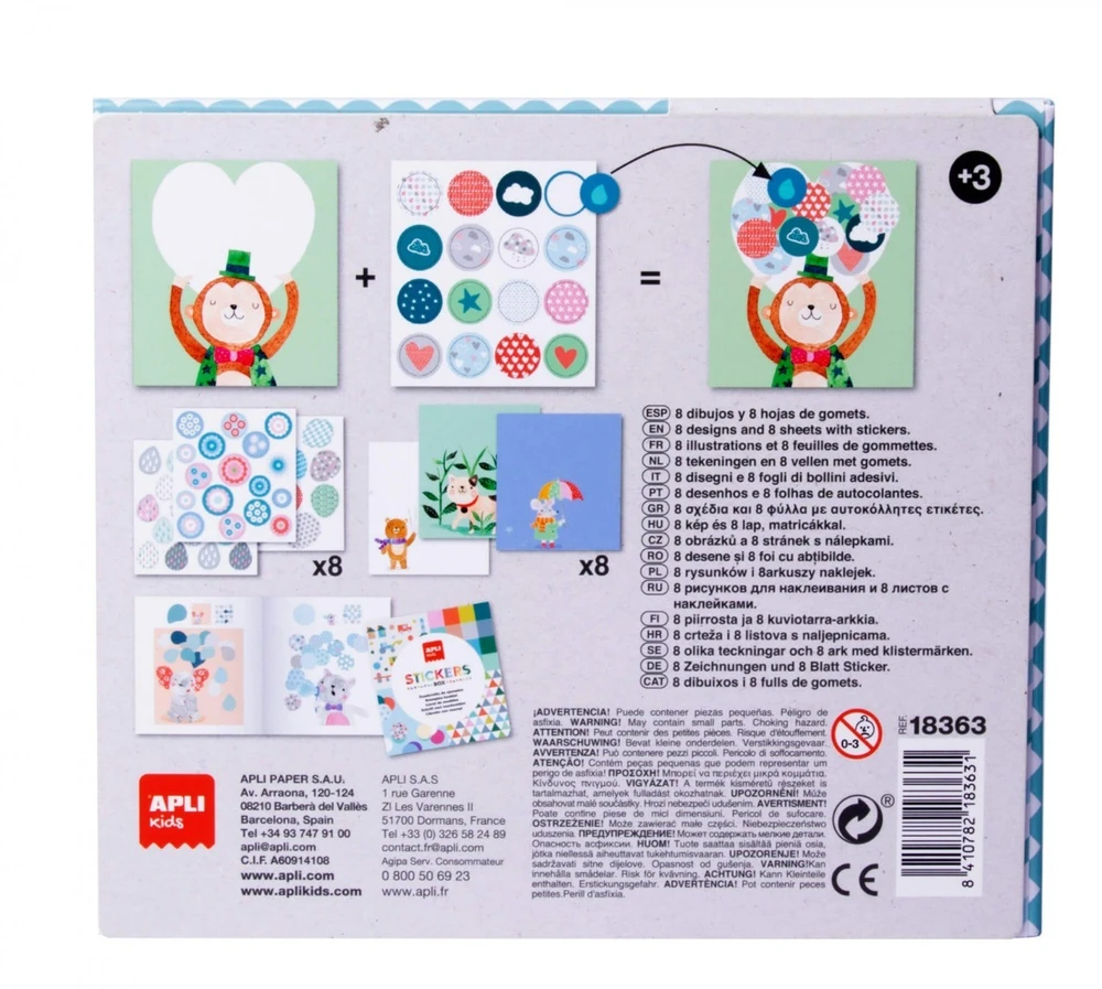 Dėlionė Apli Kids lipdukų žaidimas LAIVAS