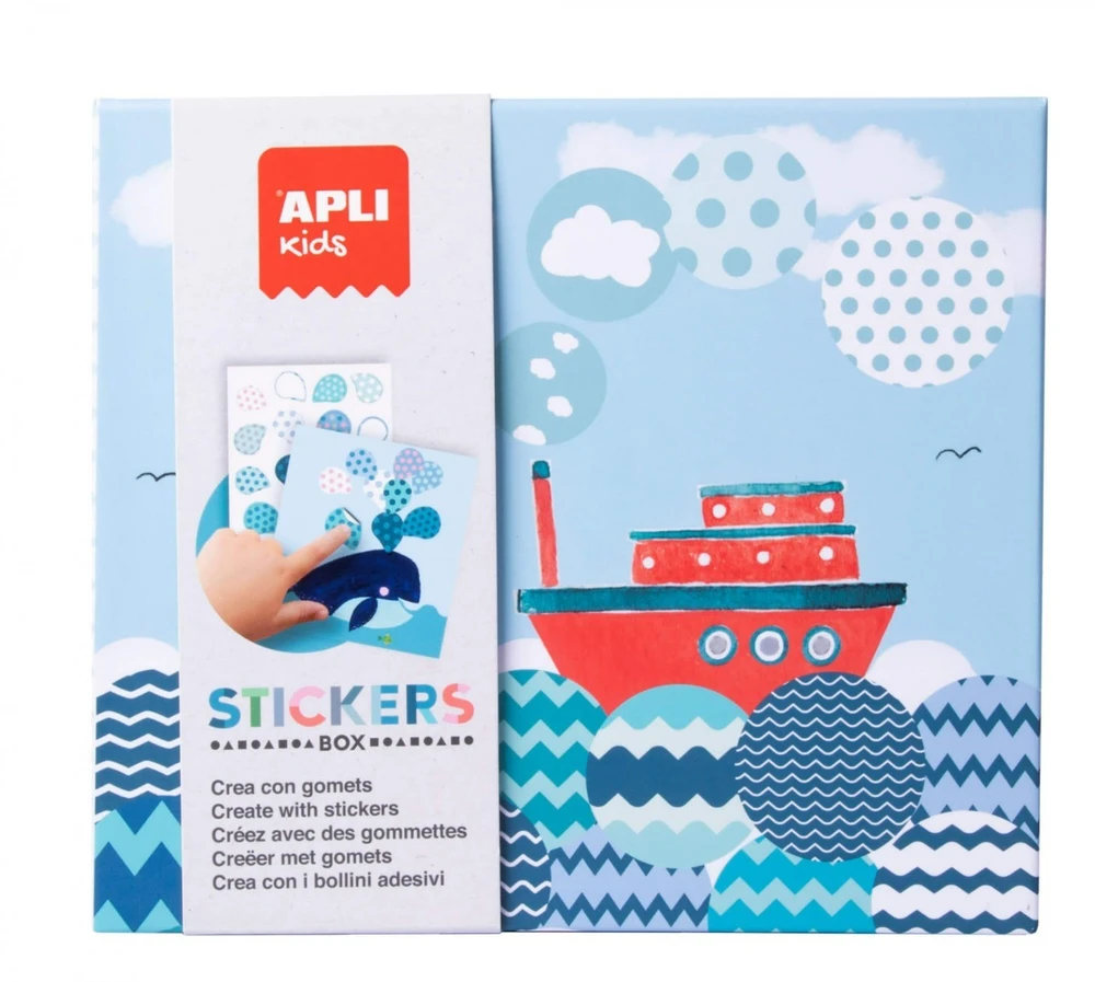 Dėlionė Apli Kids lipdukų žaidimas LAIVAS