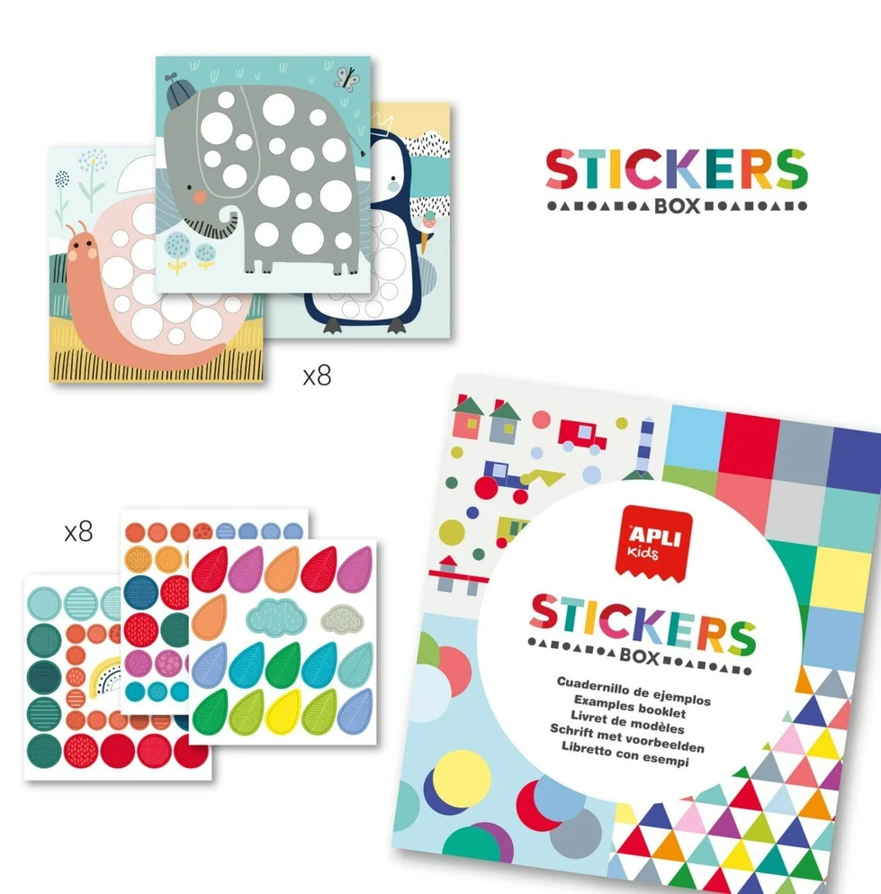Apli Kids lipdukų žaidimas LOKYS