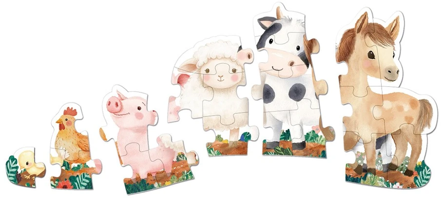 APLI Kids Mano pirmoji dėlionė: Ūkio gyvūnai