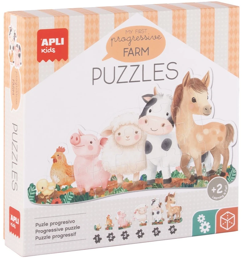APLI Kids Mano pirmoji dėlionė: Ūkio gyvūnai