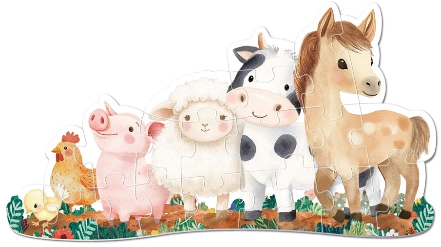 APLI Kids Mano pirmoji dėlionė: Ūkio gyvūnai