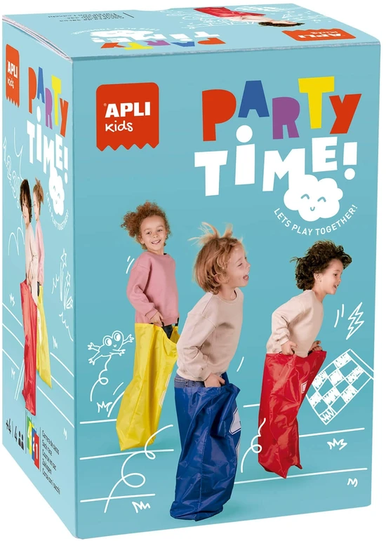 Apli Kids spalvoti šokinėjimo maišai (4 vnt.)