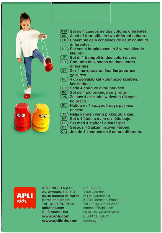 Apli Kids vaikščiojimo kalvelės su virvele