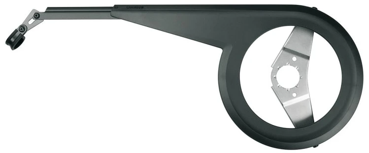Grandinės apsauga SKS Chainbow 44T single su laikikliu juodas