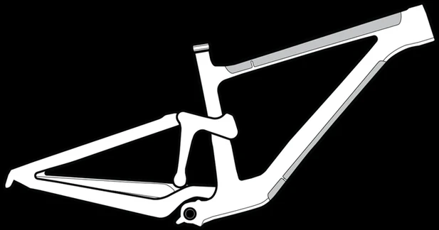 Apsauga rėmui Lizard Skins Frame Wrap - Large 464x79 mm
