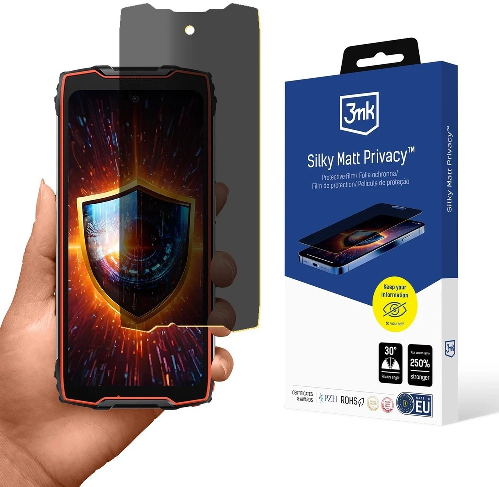 3Mk Protection „Blackview BV9300 Pro“ – 3 mk „Silky Matt“ Privatumas