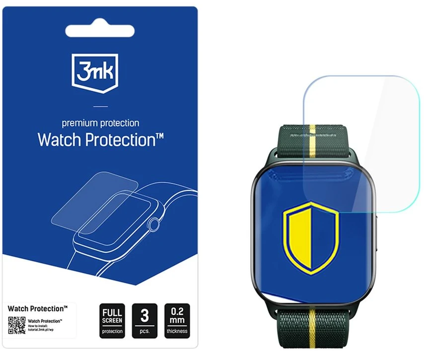 3Mk apsauga 3mk laikrodžio apsauga ARC Išmanusis laikrodis Ekrano apsauga, skirta „Motorola Moto Watch Fit“