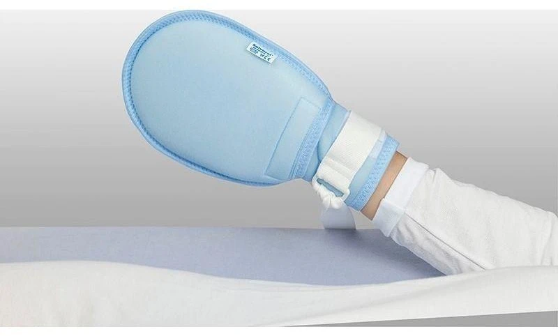 Timago Apsauginės Pirštinės - Savęs Žalojimo Prevencija L Mėlyna/Balta
