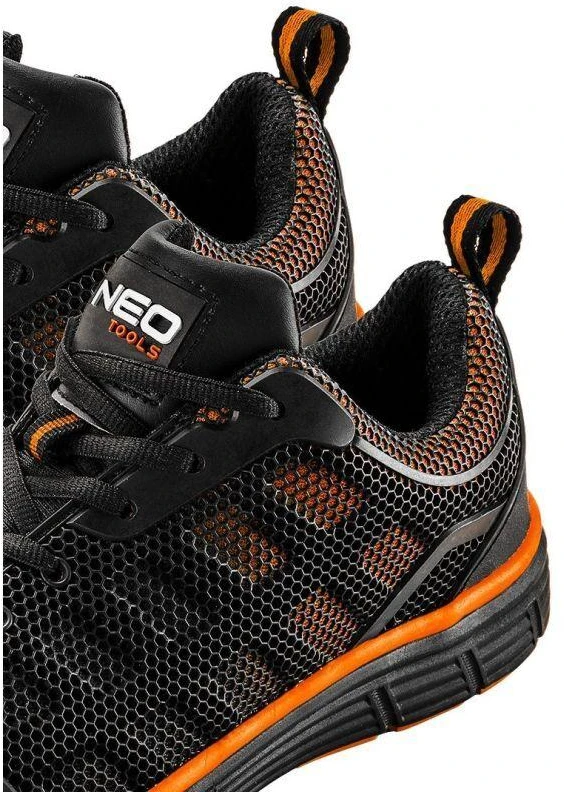 Półbuty Darbiniai batai Neo S1, juodi/oranžiniai