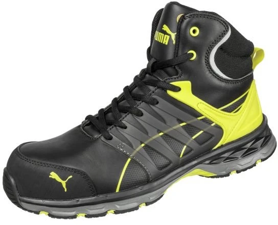 Apsauginiai batai Puma Velocity 2.0, juodi ir geltoni