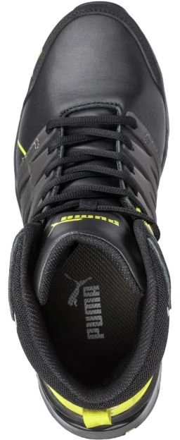 Apsauginiai batai Puma Velocity 2.0, juodi ir geltoni