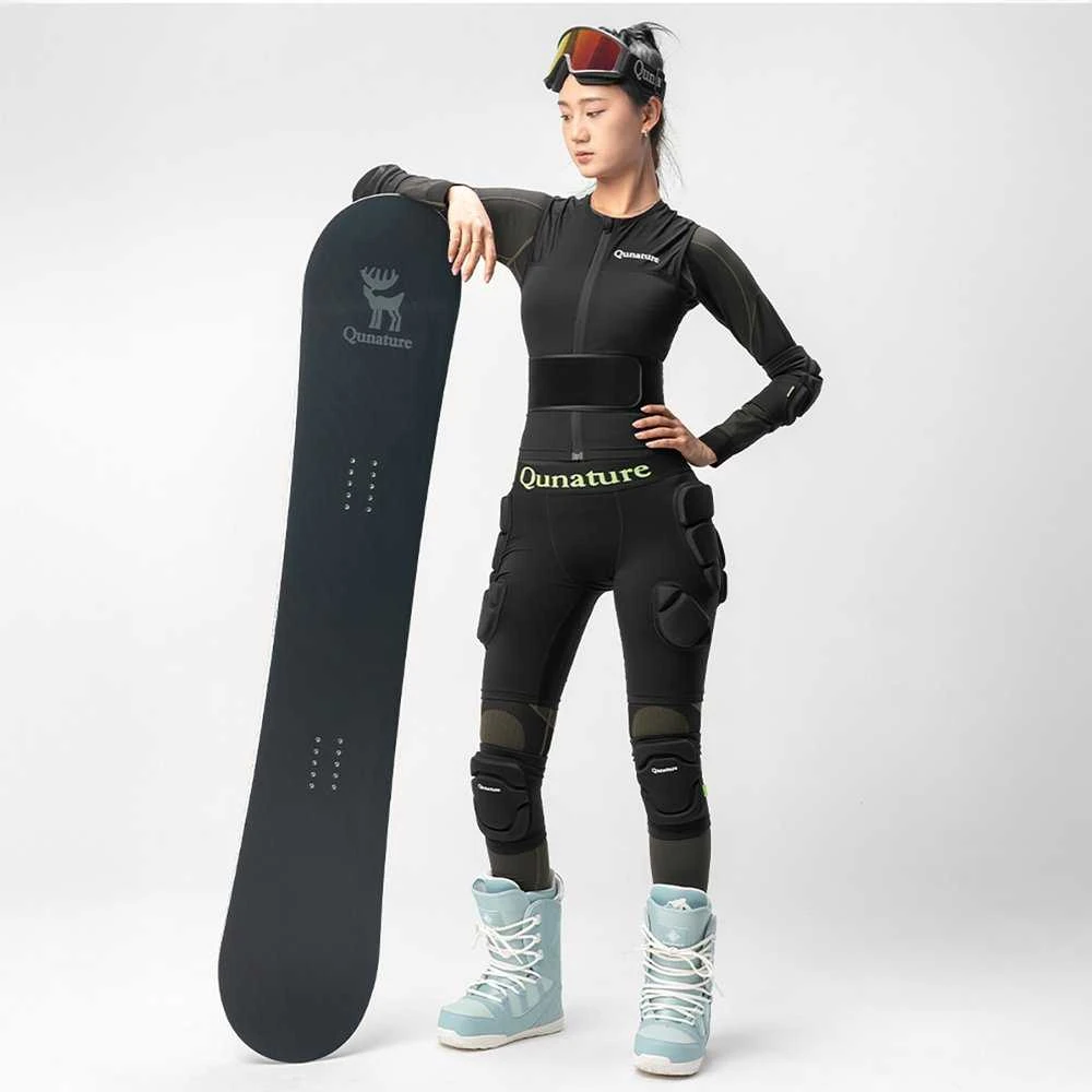 Qunature Ski Hip Protectors - Advanced XL Skis Snowboard Skates - Juodas