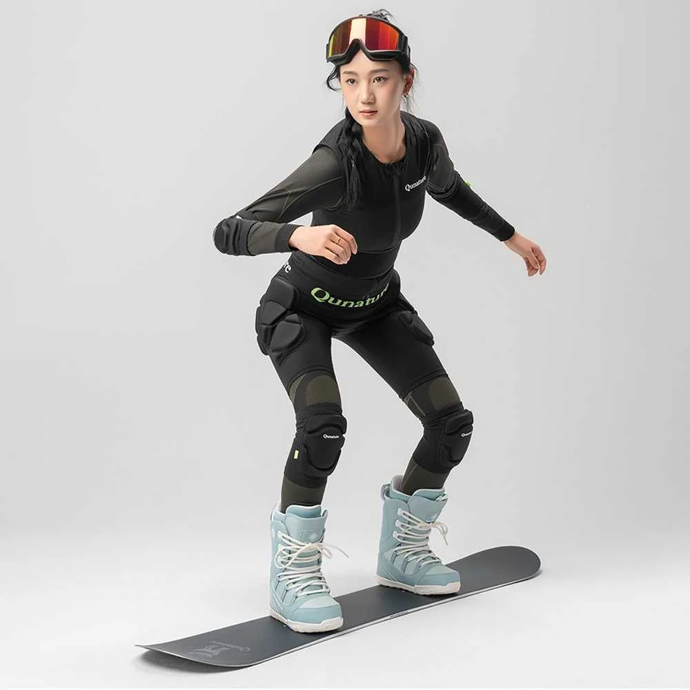 Qunature Ski Hip Protectors - Advanced XL Skis Snowboard Skates - Juodas