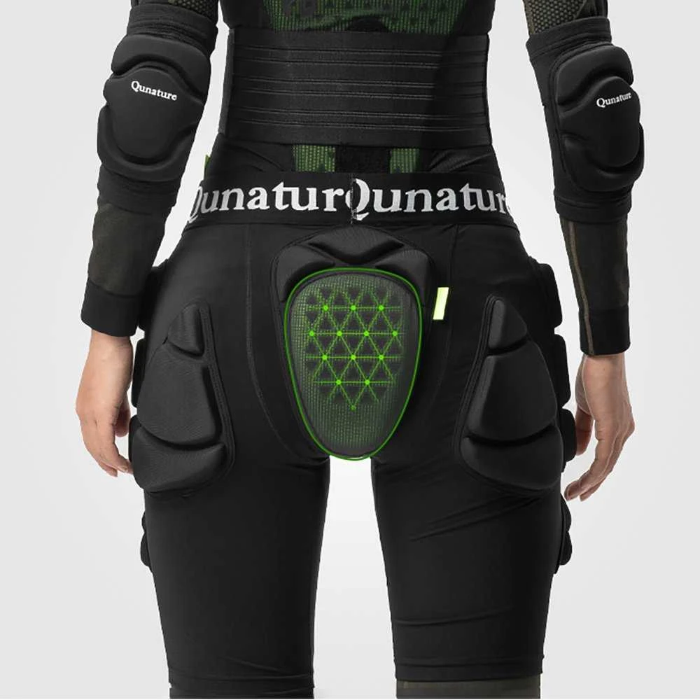 Qunature Ski Hip Protectors - Advanced XL Skis Snowboard Skates - Juodas