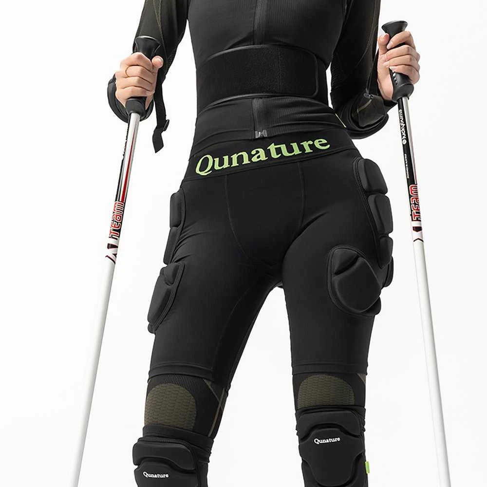 Qunature Ski Hip Protectors - Advanced XL Skis Snowboard Skates - Juodas