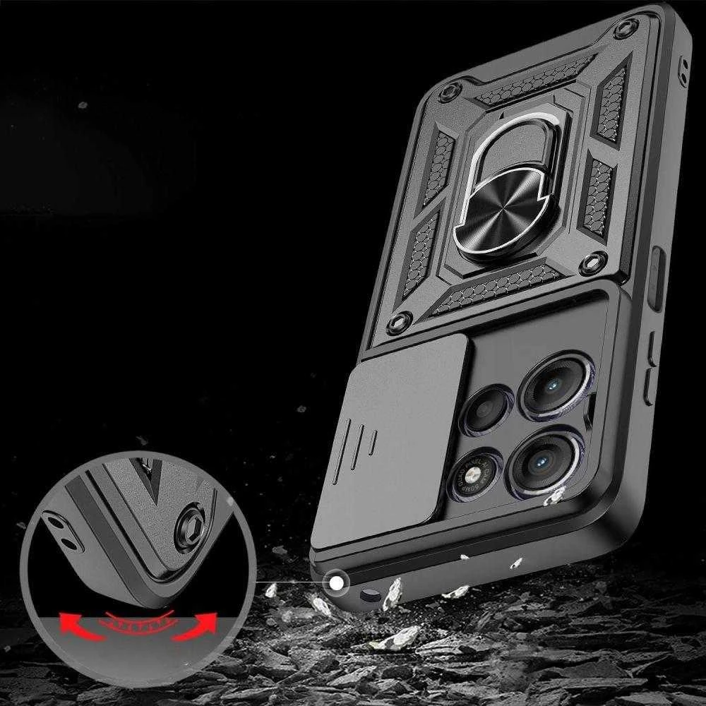 Dėklas Tech-Protect CamShield Pro Case for Motorola Moto G15 - Juodas