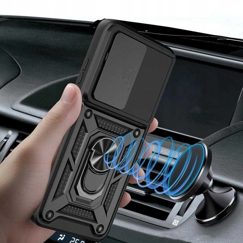 Dėklas Tech-Protect CamShield Pro Case for Motorola Moto G15 - Juodas