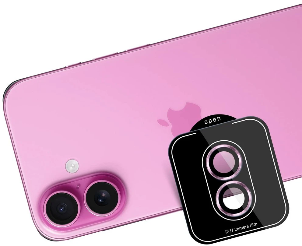 3mk Lens Protection Pro - kameros objektyvo stiklas iPhone 17 (šviesiai violetinis)