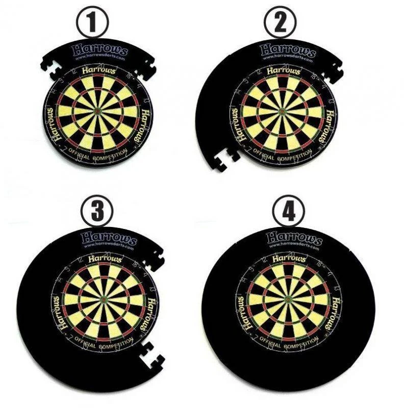 Harrows Sienos apsauga 4 PIECE DARTBOARD SURROUND 9671