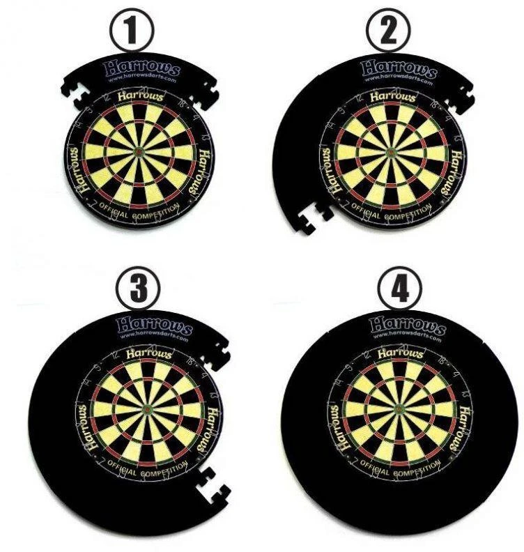 Harrows Sienos apsauga 4 PIECE DARTBOARD SURROUND 9671
