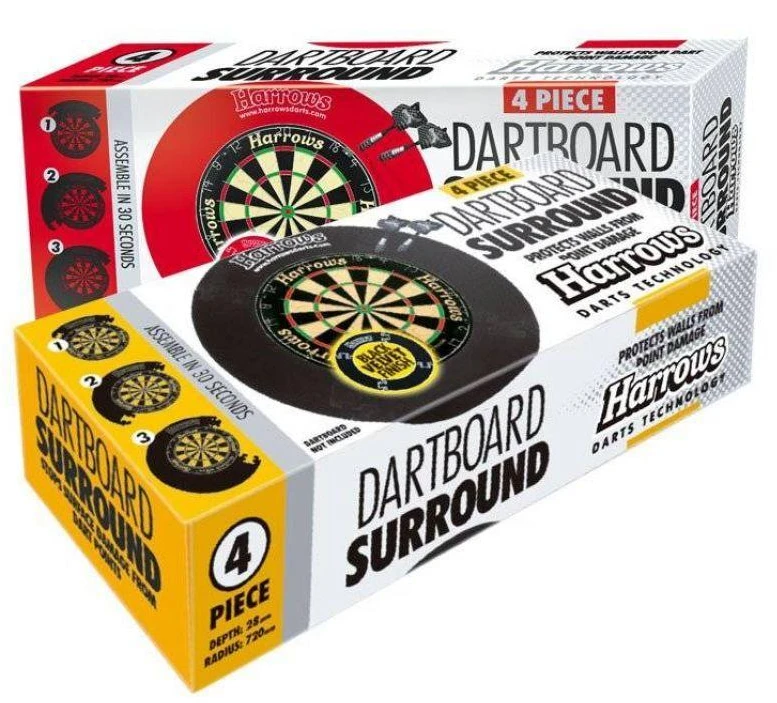Harrows Sienos apsauga 4 PIECE DARTBOARD SURROUND 9671