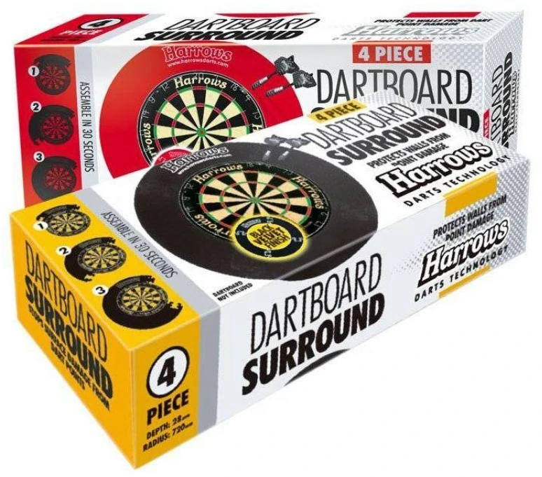Harrows Sienos apsauga 4 PIECE DARTBOARD SURROUND 9671