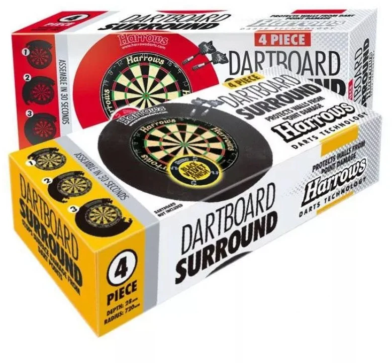 Harrows Sienos apsauga 4 PIECE DARTBOARD SURROUND 9671
