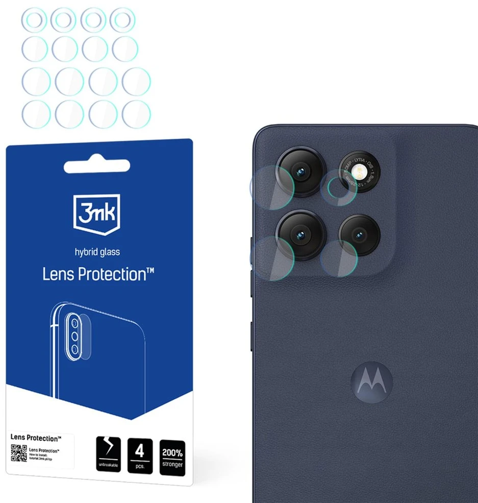 3Mk apsauga 3mk objektyvo apsauginis kameros stiklas, skirtas „Motorola Moto G86“ / „G86 Power“
