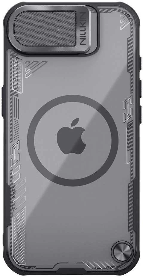 Nillkin Iceblade Prop Magnetic dėklas skirtas Apple iPhone 16e juodos spalvos