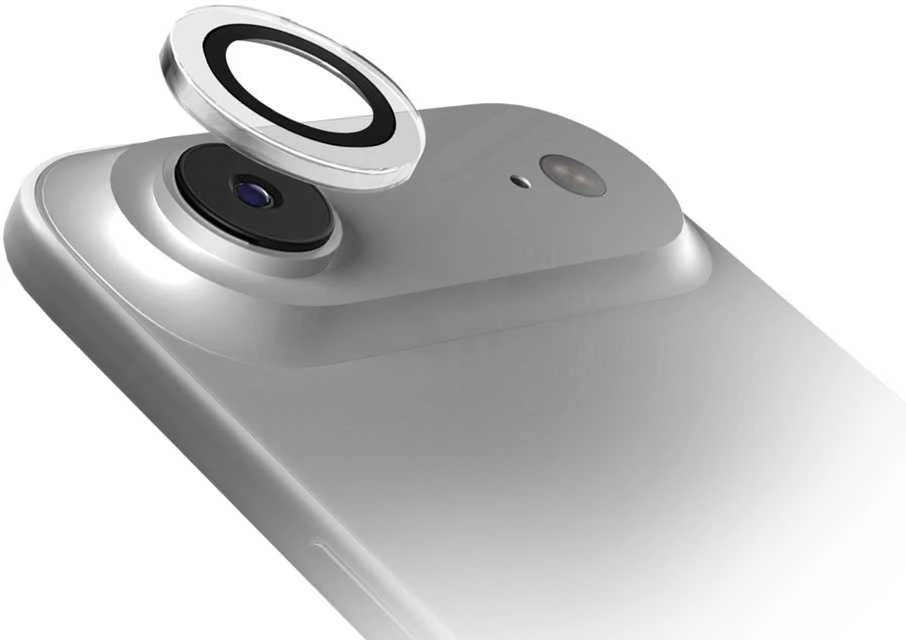 SBS kameros stiklinis objektyvo apsauginis stiklas su D3O technologija, skirtas Apple iPhone 17 Air