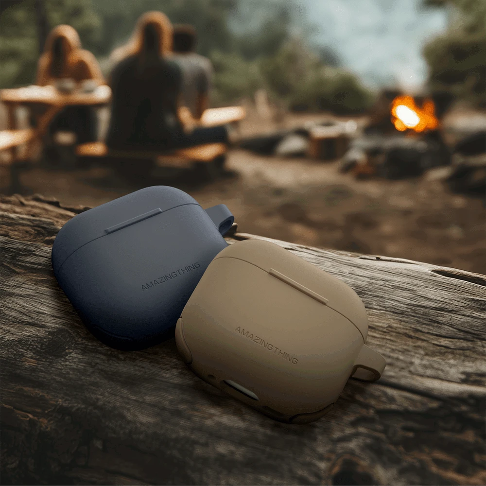 Nezatříděno „AmazingThing Omni“ dėklas, skirtas „AirPods 4“ – pilkas