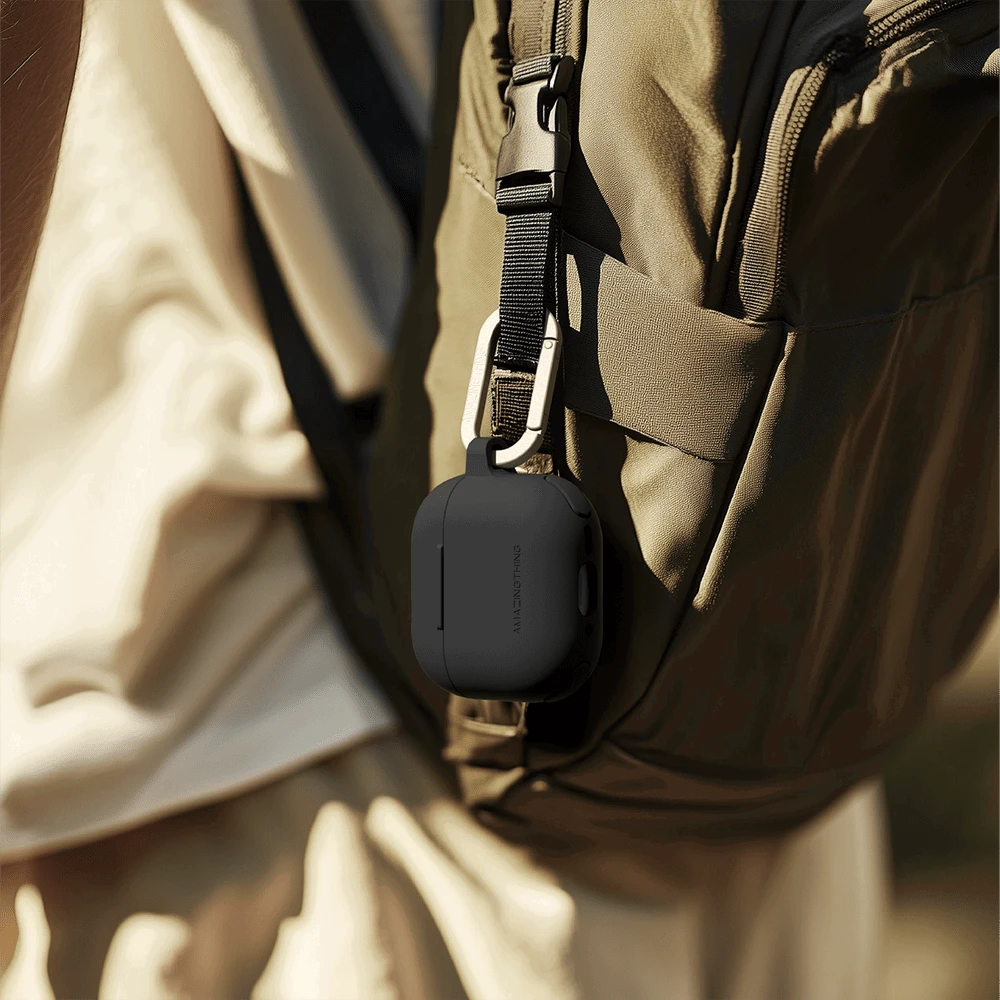 Nezatříděno „AmazingThing Omni“ dėklas, skirtas „AirPods 4“ – pilkas