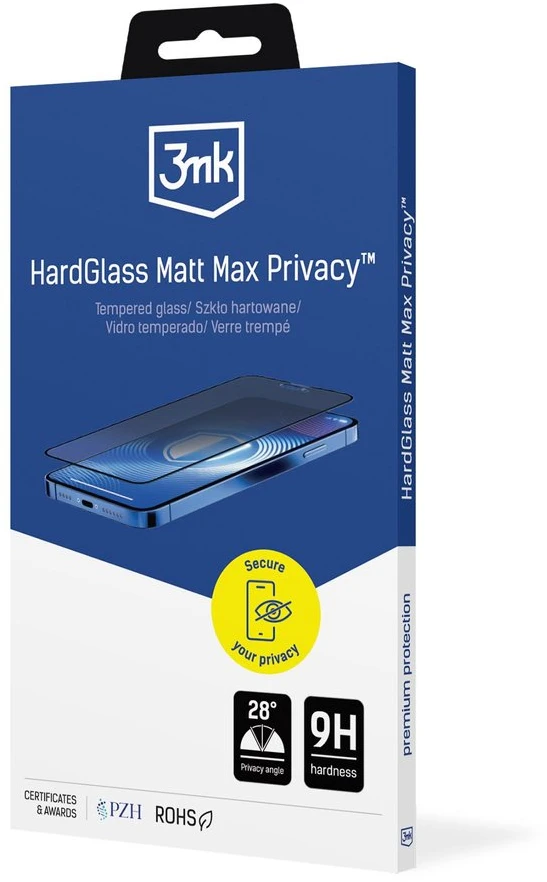 3Mk Protection 3mk kieto stiklo matinis „Matt Max“ grūdintas stiklas, skirtas „iPhone 17 Air“
