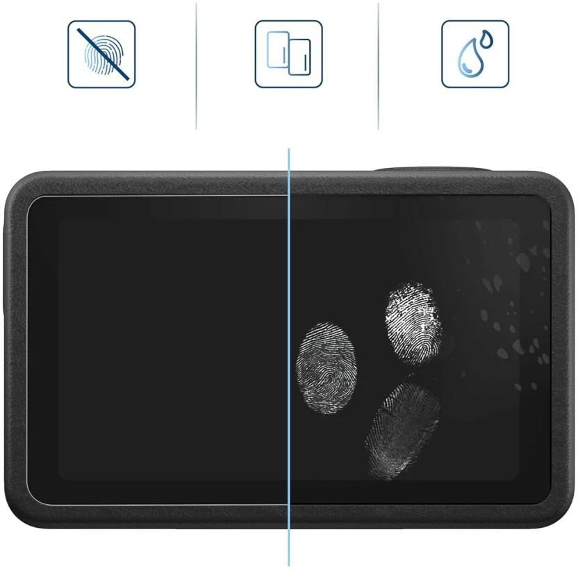 GRŪDINTAS STIKLAS TECH-PROTECT GLASS FIT+ 2-SET DJI OSMO ACTION 6 CLEAR