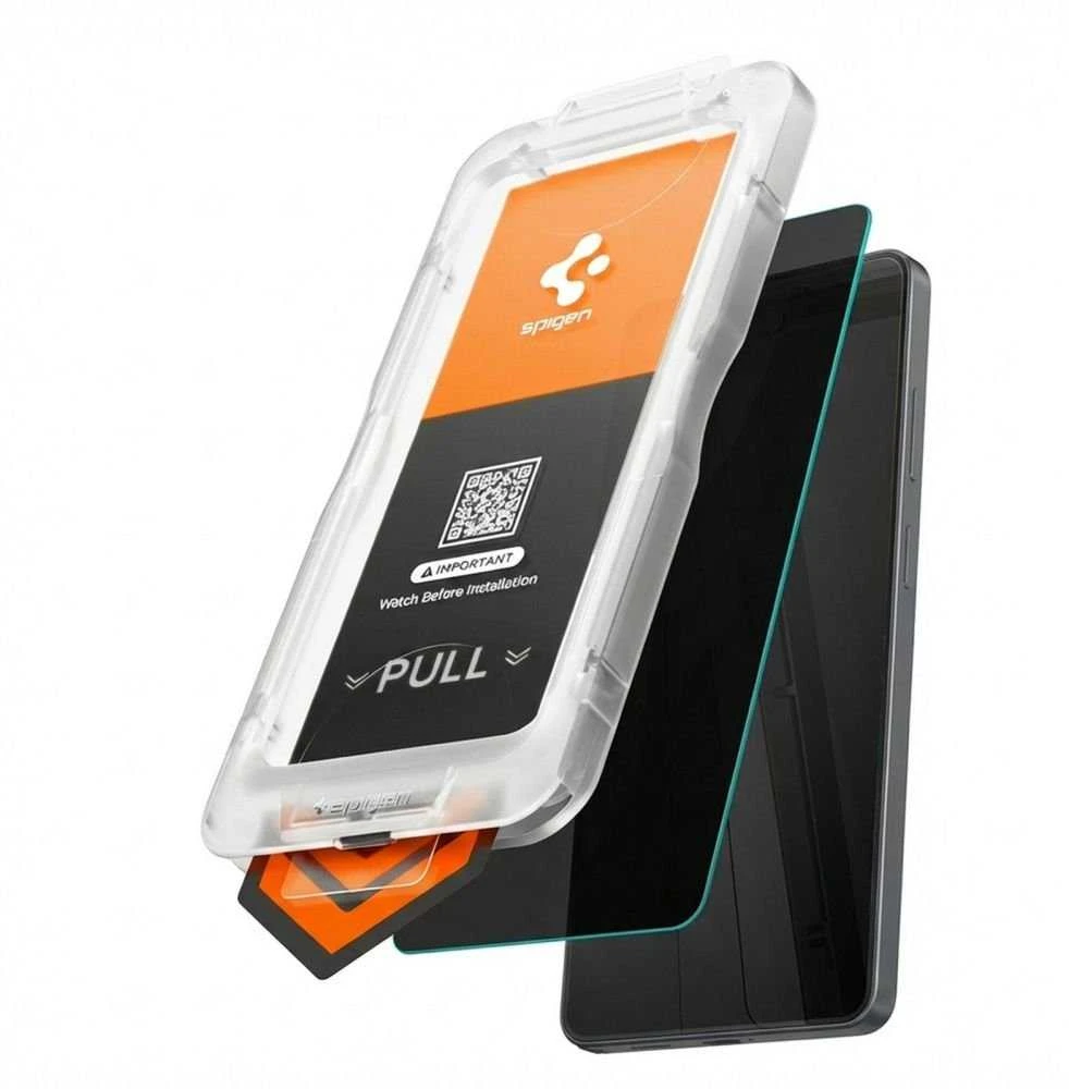 Privatumą užtikrinantis stiklas Spigen GLAS.TR „EZ FIT PRO AC” HD Samsung Galaxy S26+ PLUS PRIVACY