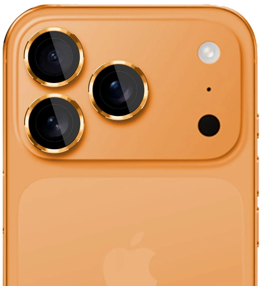3Mk Protection 3mk grūdinto stiklo lęšių apsauga iPhone 17 Pro / 17 Pro Max - oranžinis