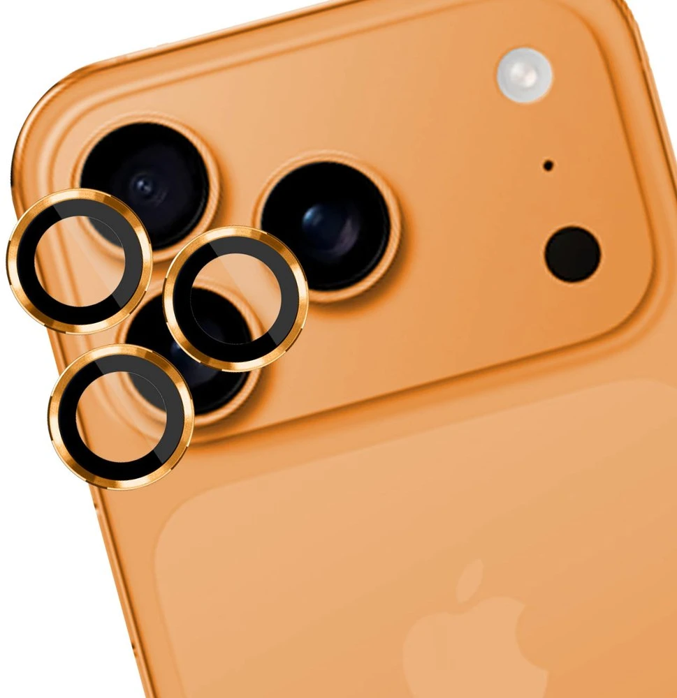 3Mk Protection 3mk grūdinto stiklo lęšių apsauga iPhone 17 Pro / 17 Pro Max - oranžinis