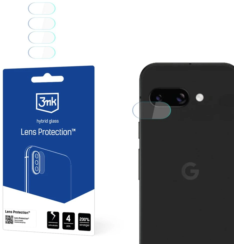 3Mk apsauga 3mk objektyvo apsauginis kameros stiklas, skirtas „Google Pixel 9A“