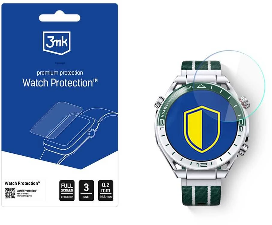 3Mk apsauga „Huawei Watch Ultimate 2“ – 3mk laikrodžio apsauga su „FlexibleGlass“