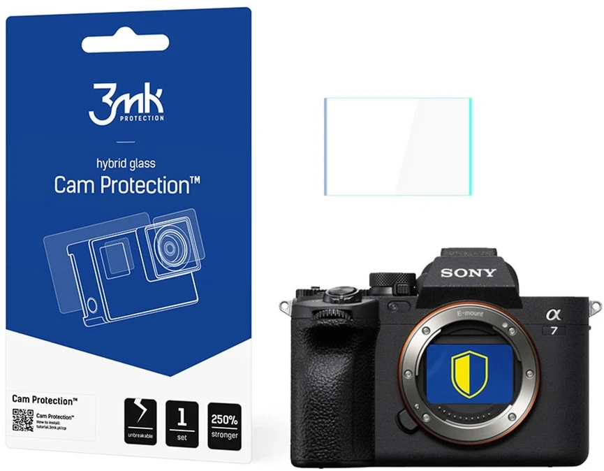 3Mk Apsauginis 3mk kameros apsauginis stiklas, skirtas „Sony A7 IV BODY“.