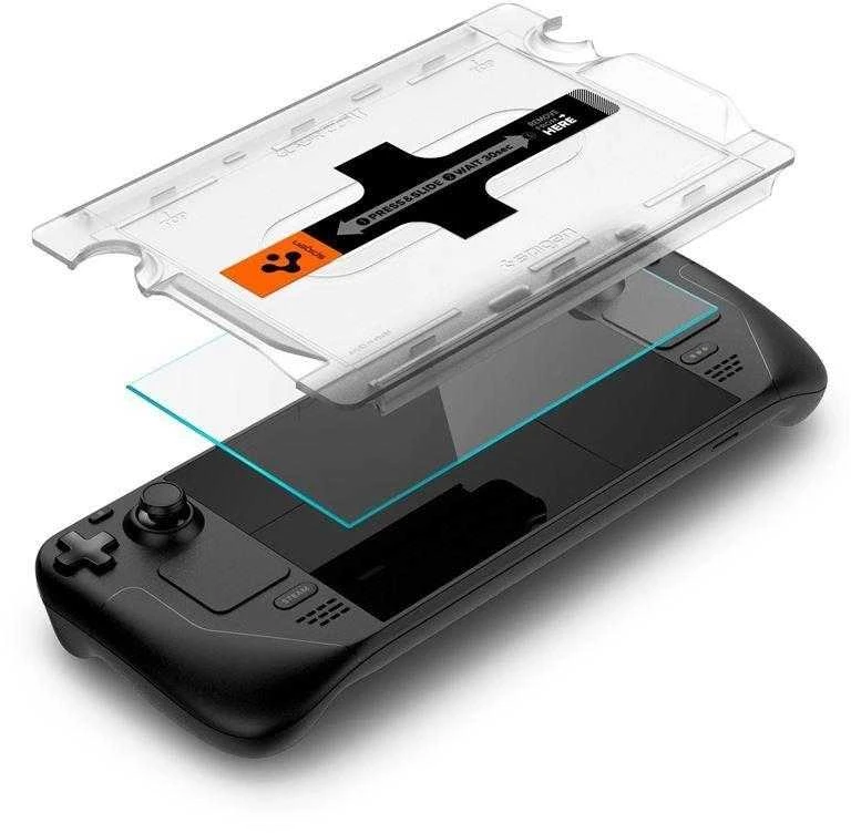 Apsauginis stiklas Spigen GLAS.TR „EZ FIT” STEAM DECK CLEAR