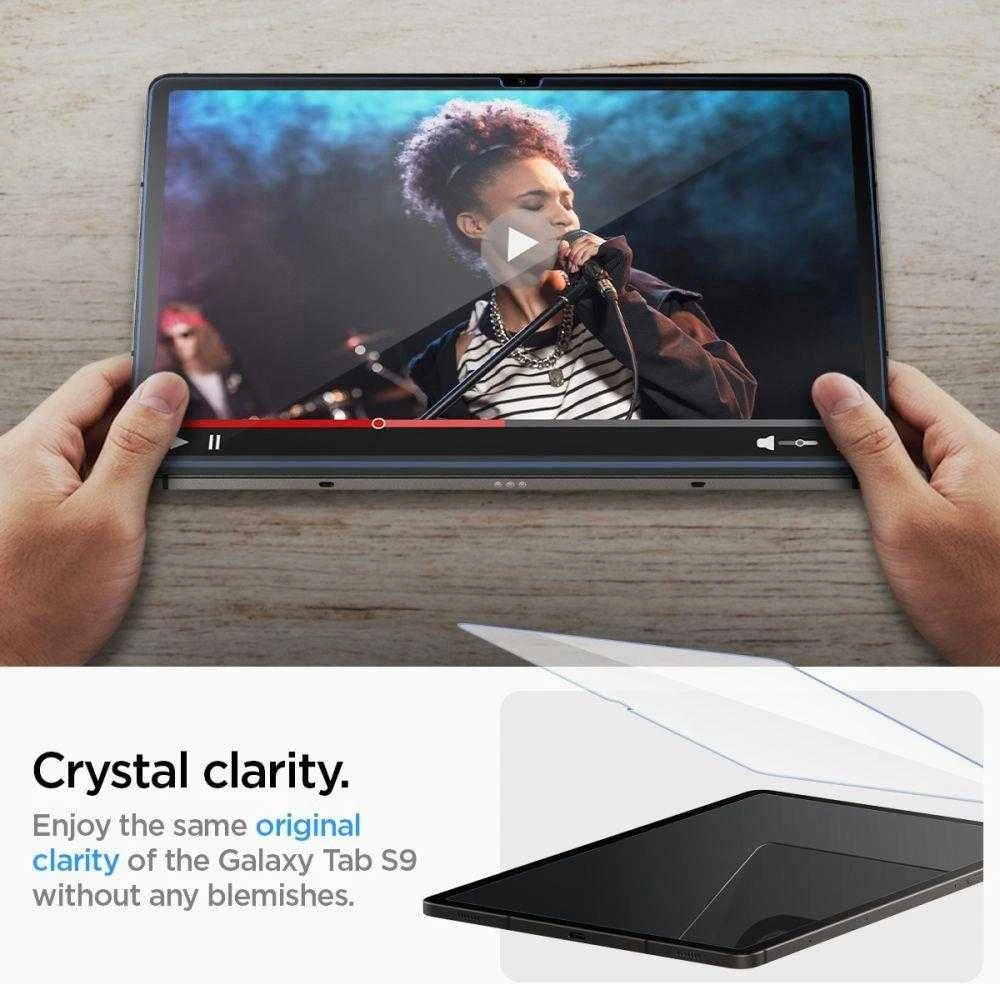 Spigen Glass tR EZ Fit 1 Pack - Samsung Galaxy Tab S9