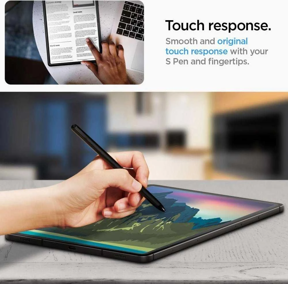 Spigen Glass tR EZ Fit 1 Pack - Samsung Galaxy Tab S9