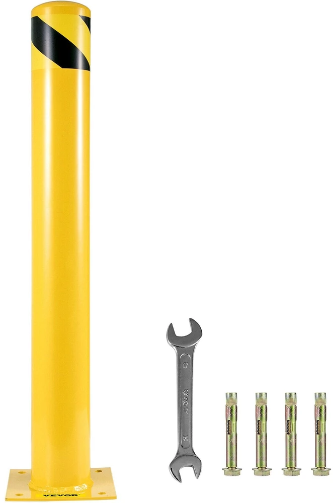 VEVOR Saugos stulpas 120 cm x 14 cm geltonas