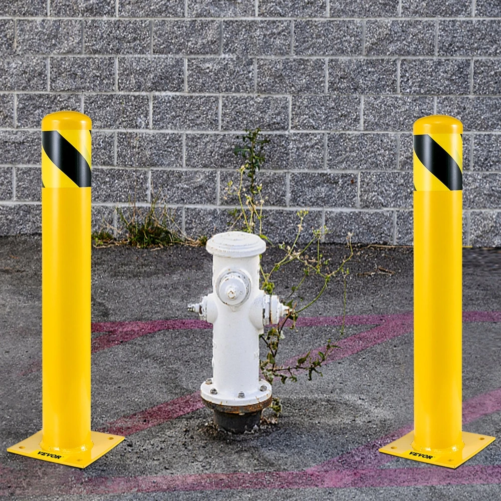 VEVOR Saugos stulpas iš plieno, 122 cm aukščio