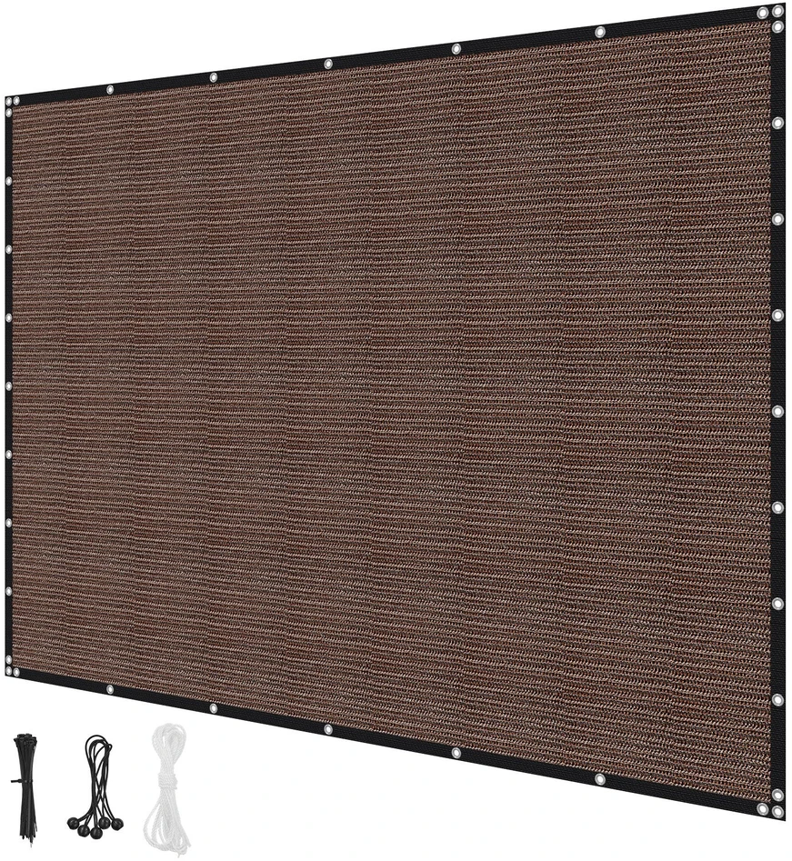 VEVOR Privatumo saulės uždanga sodui 8 x 12 ft ruda