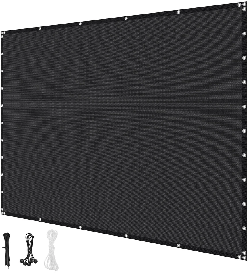 VEVOR 90% saulės uždanga 10 x 10 ft sodo kiemui (juoda)