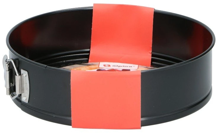 Alpina - Round baking tin / cake tin with non-stick coating 24x7 cm (juodas)